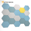 Laminated Grain WPC Acoustic Wall Panel Interior Wood Decoration