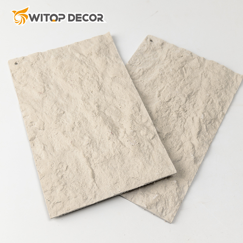 Lightweight 3D Panel Stone Flexible Cladding Stone for Exterior Wall PU Stone Wall Panel