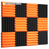 Black MDF Wall Panel Polyester Acoustic Panel Wooden Slat Wall Panel