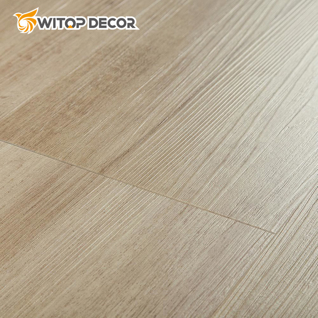 Non-Slip Light Grey Color Recycled PVC Vinyl Spc Flooring