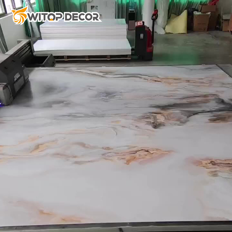 Hot Sales UV Wall Panel 1220X2440mm PVC Marble Sheet for Decoration