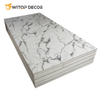 Manufacturer 1220X2440mm High Glossy PVC Marble Sheet for Interior Wall Panel