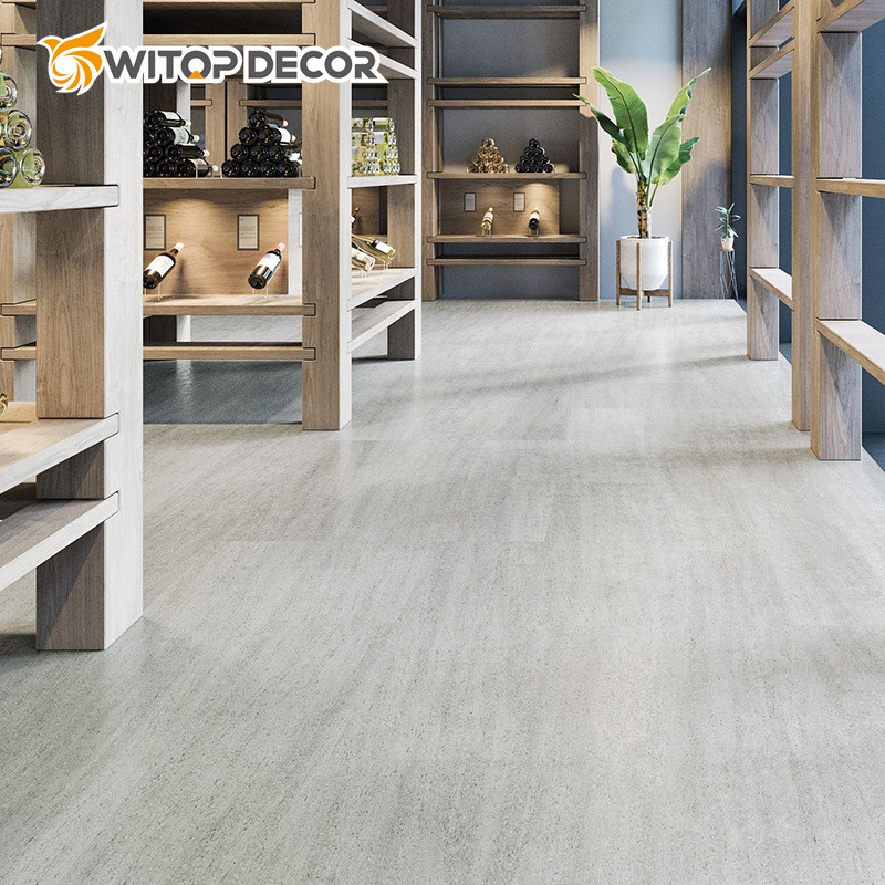 Waterproof Flexible 2mm Draback Luxury Vinyl Tile Lvt Lantai Vinyl PVC Flooring