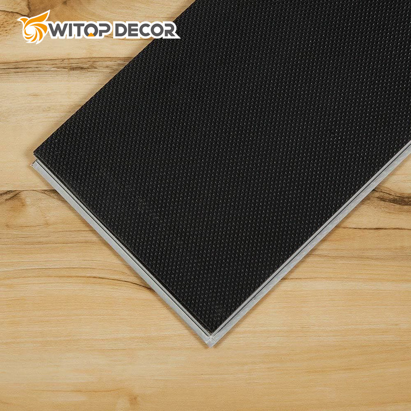 Dark Grey Wooden PVC Flooring Spc Flooring for Commercial