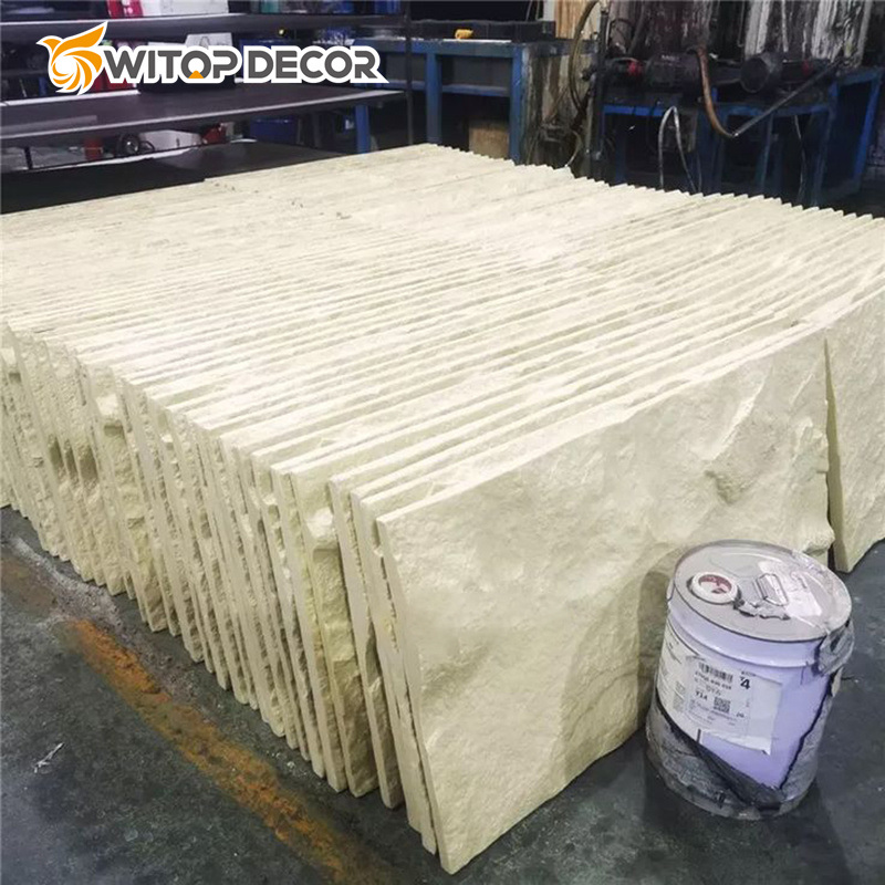PU Stone Wall Panel Size 1200*600 mm Multiple Colour PU Stone Wall Panels