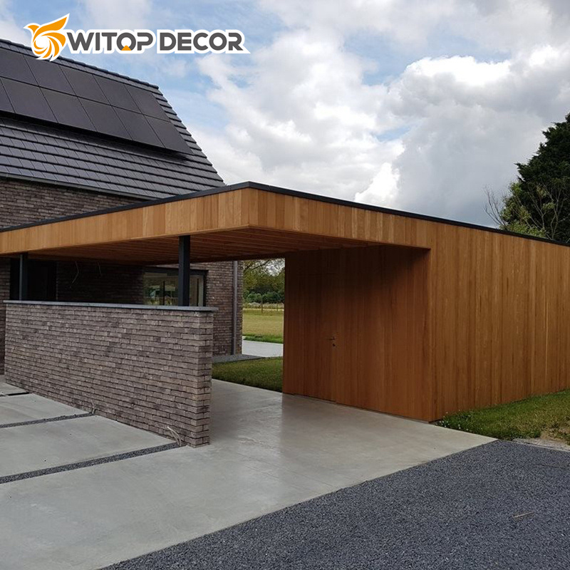 WPC Great Wall Panels for Building Decoration Timber Wood Wall Panel WPC Slat Wall Cladding