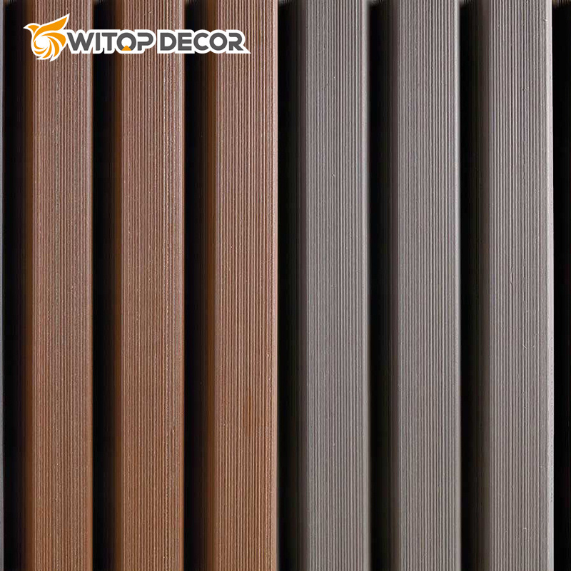 2023 New Fashion Outdoor WPC Wall Panels 3D Wall Panel Exterior Decoration