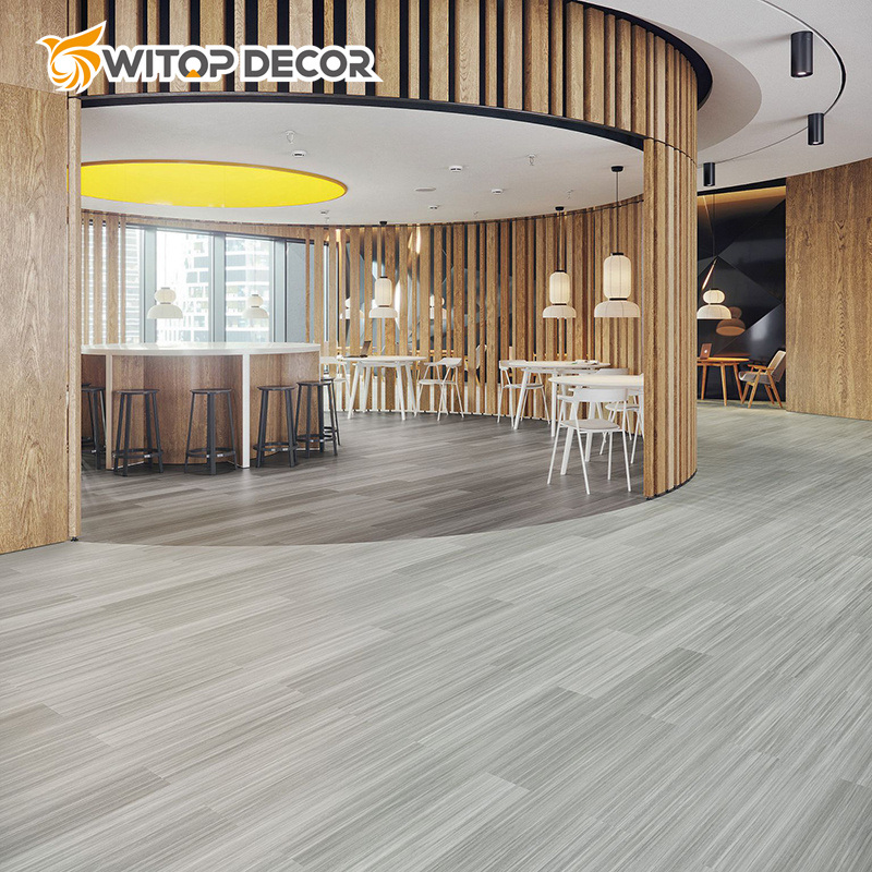 5mm Cheap Price Plain White Core Vinyl Lvt Click Spc Flooring 5mm