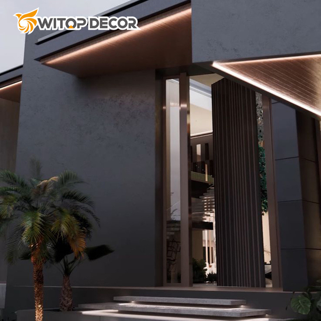 Outdoor High Quality Waterproof WPC Wall Cladding for Exterior Decoration