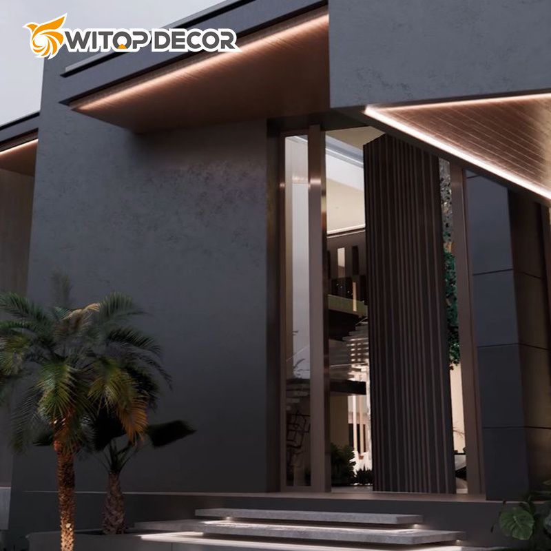 Outdoor High Quality Waterproof WPC Wall Cladding for Exterior Decoration