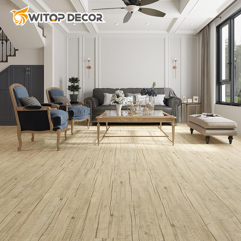 Anti-Slip Kentier Wood Vinyl Flooring Spc Floor Planks