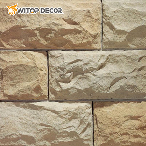 Factory High Quality Beautiful Decorative PU Polyurethane Faux Stone Wall Panel