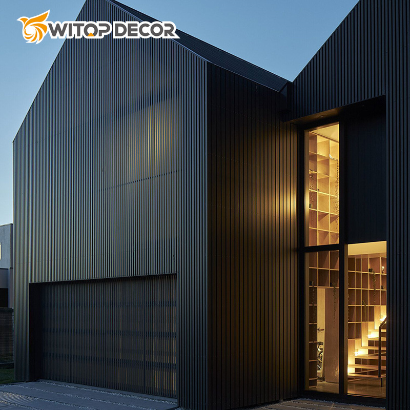 High Strength WPC Wall Cladding Co-Extrusion Exterior Decorative WPC Siding