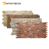 Wall Background Decor Waterproof Stone PU Panels PU Stone Panels PU Wall Stone Panel