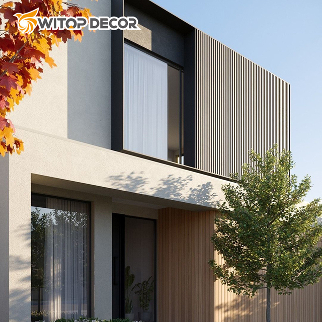 Hot Selling Composite Panel Cladding Laminated Wood Substitute WPC Wall Panels