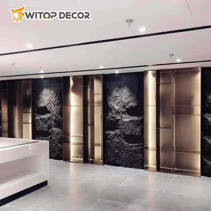 Best Quality Artificial Stone PU Faux Stone Panels for Wall Decor High of Simulation Stone