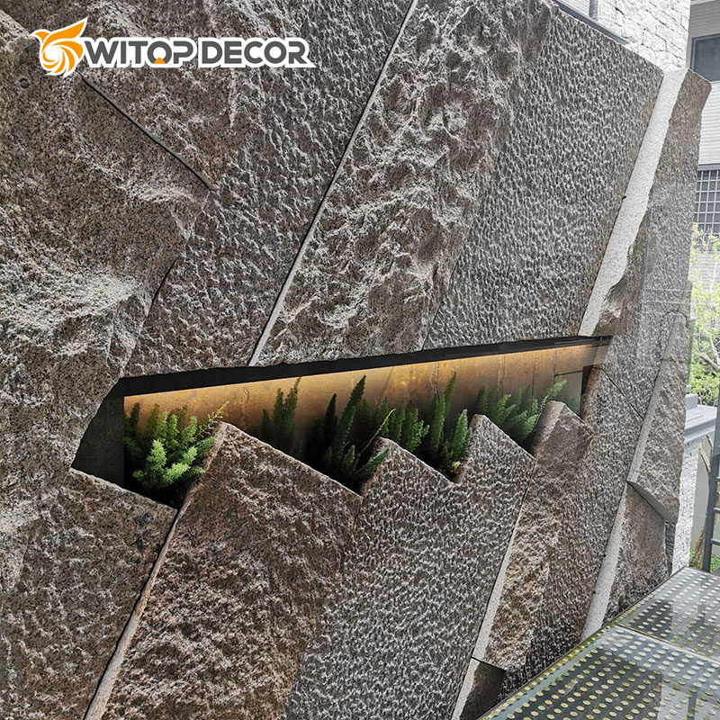 DIY Lightweight Big Size Beige Cream Grey Black Wall Thin Slate Stone Flexible Panel Facade Veneer