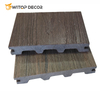 Anti-Slip WPC Decking Outdoor Flooring with Groove Composite Decking