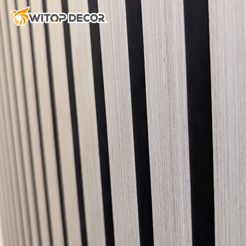 Acoustic Panel Veneer Wood Wall Panel Sheet Customizable Soundproof Material Oka