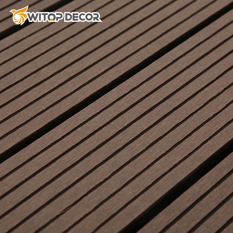 New WPC Co-Extrusion technology Wood Plastic Composite Decking for Swimming Pool