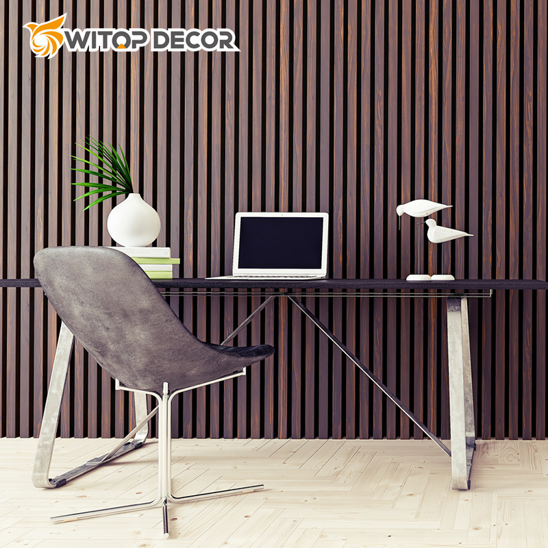 Wholesale Customizable Fireproof MDF Conference Room Grooved Acoustic Panel