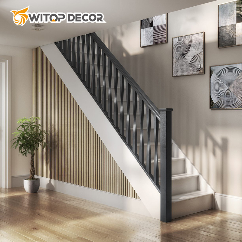 Contemporary Grey Oak Acoustic Wood Slat Panels