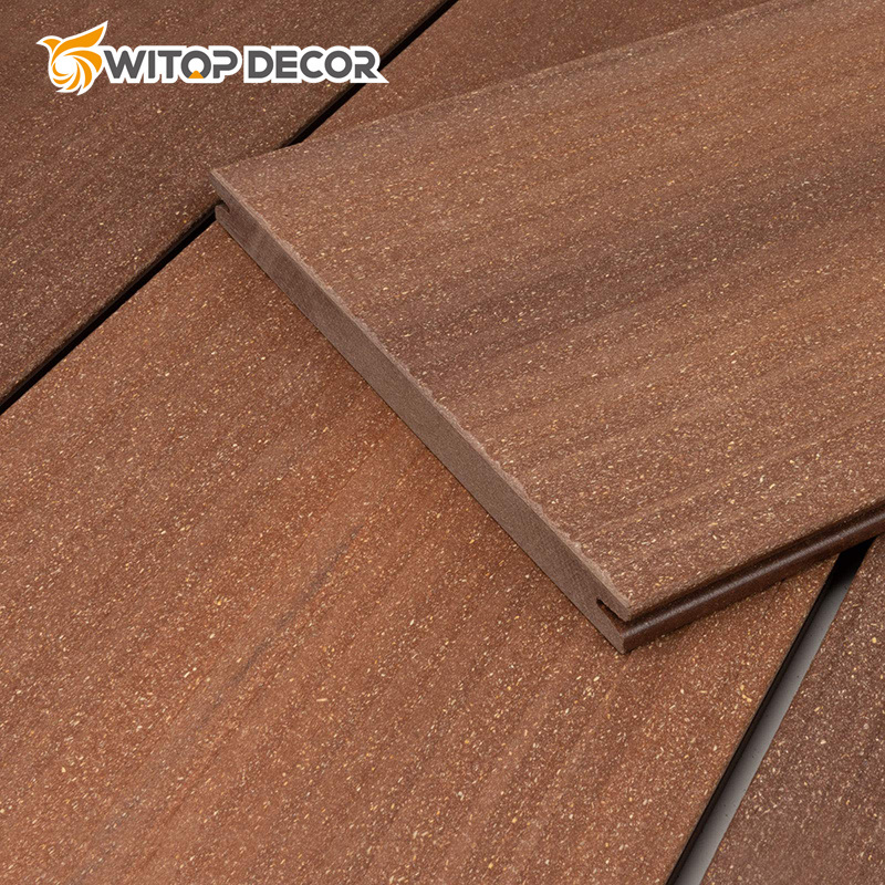 Eco-Friendly PVC Co-Extrusion Wood Plastic Composite Decking Flooring