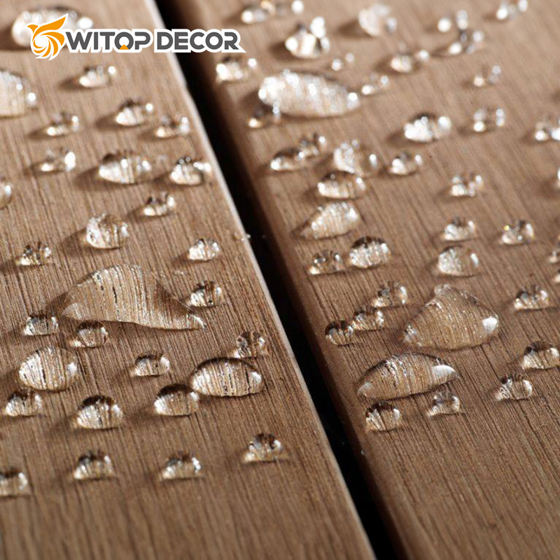 Outdoor Teak WPC Co-Extrusion Decking Floor