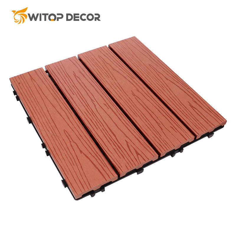 Waterproof WPC Co-Extrusion Cladding Composite Hollow Boards WPC Decking