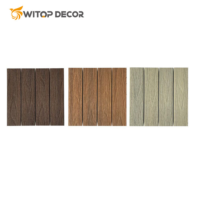 Crack-Resistant Hollow Hardwood Flooring Solid Wood Terrace WPC Decking Floor Outdoor