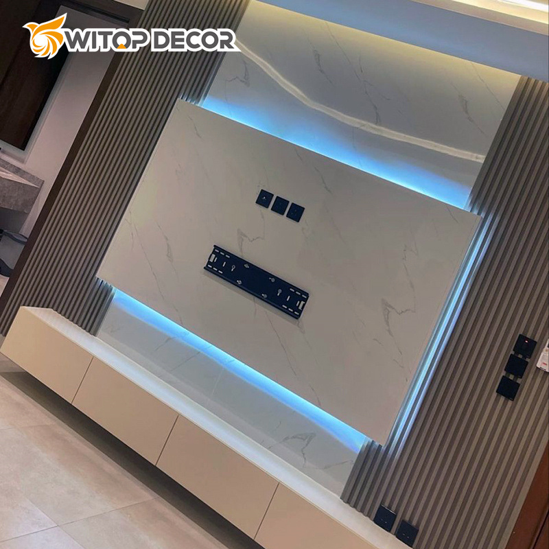 Hot Sale Fireproof Authentic Manufacturer UV Panels 4X8 PVC Marble Sheet for Home