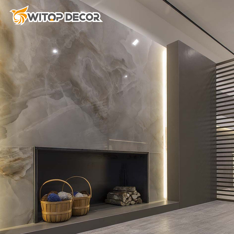 New High Glossy 3D PVC Marble Sheet Wall Panel UV Marble Sheet 3D Designs