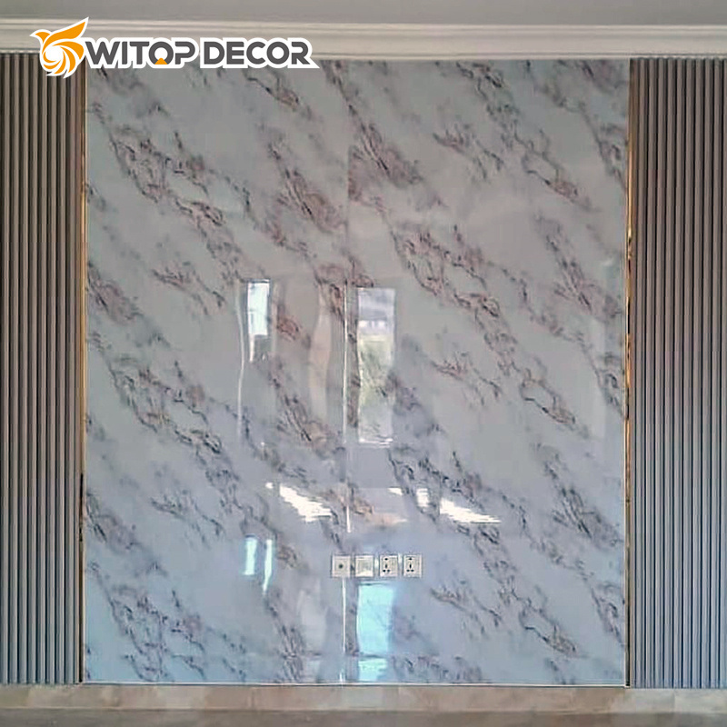 1220mm Wide UV Board Faux PVC Marble Sheet with Best Quality