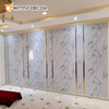Interior Decorative High Glossy 4X8 UV PVC Sheet Marble Alternative PVC Sheet