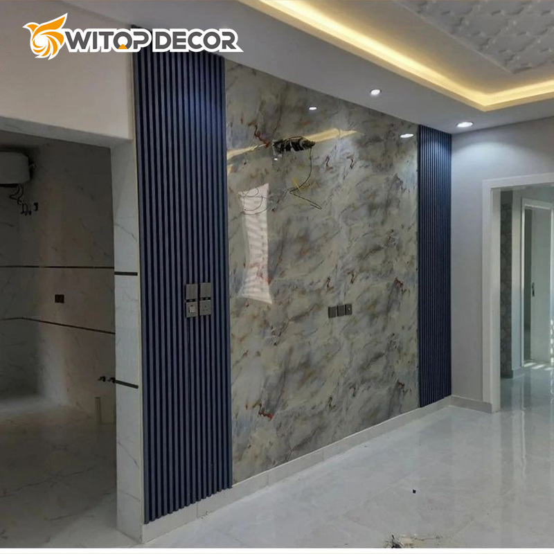 Competitive Price PVC Marble Sheet Alternative to Marble for Home Decoration