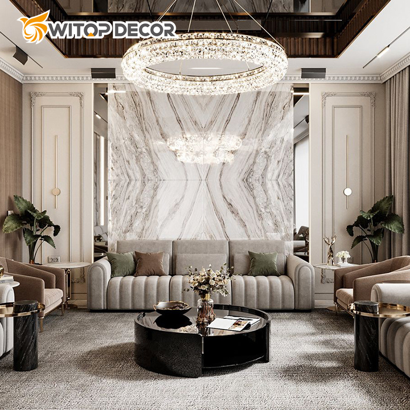 Hot Sale Marble Design Fireproof High Glossy UV PVC Marble Sheet