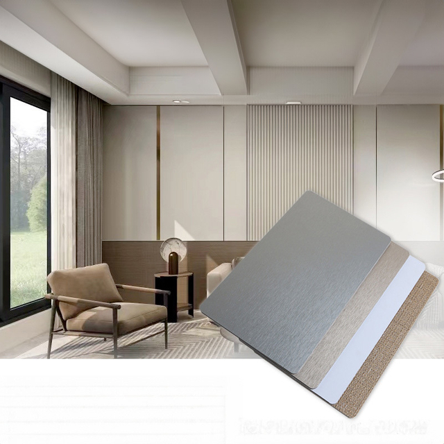Hotel Decoration Wood Veneer Wall Panel Paint-Free Bamboo Charcoal Ecological Board