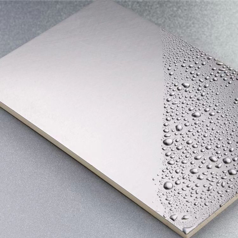 Easy Install Walnut Color Eco Wood Metal Laminate Decorative Cladding WPC Panels Wall