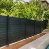 Outdoor Wooden Composite Fence Panel Modern WPC Wood Plastic Composite Fencing Board Garden Gate WPC Fencing