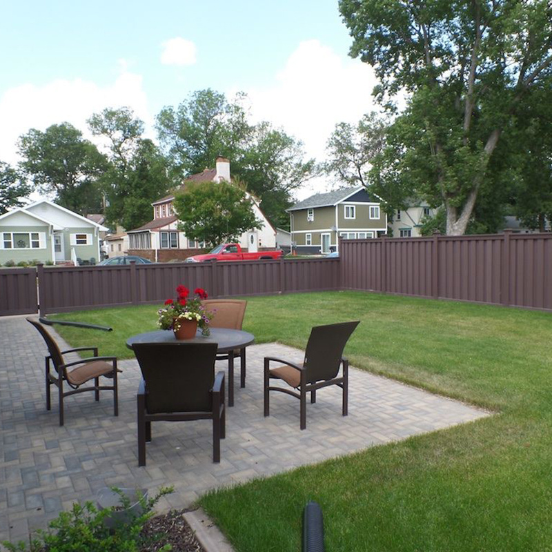 Garden Fence Panels Composite Fence Trellis Laser Cut Aluminum Fencing Wall WPC Decorative Garden Fence