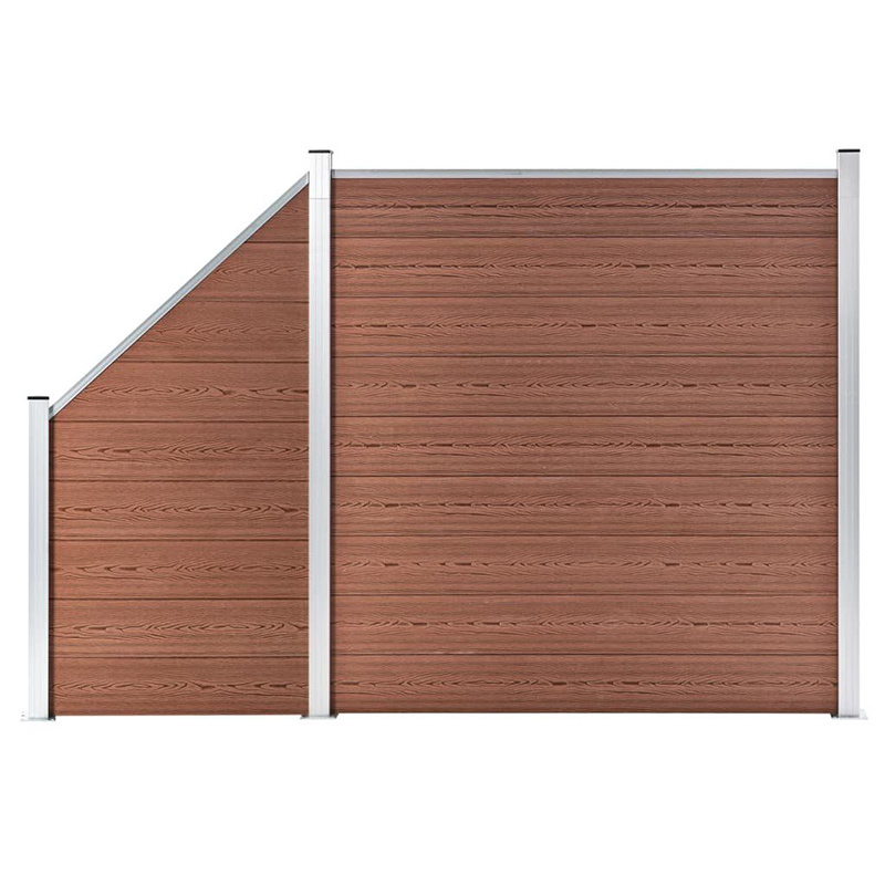Garden Fence Panels Composite Fence Trellis Laser Cut Aluminum Fencing Wall WPC Decorative Garden Fence