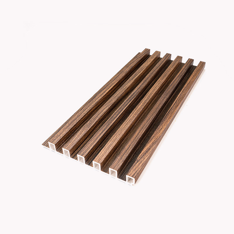 Rich and Inviting Wood Slat Panel for a Cozy Atmosphere
