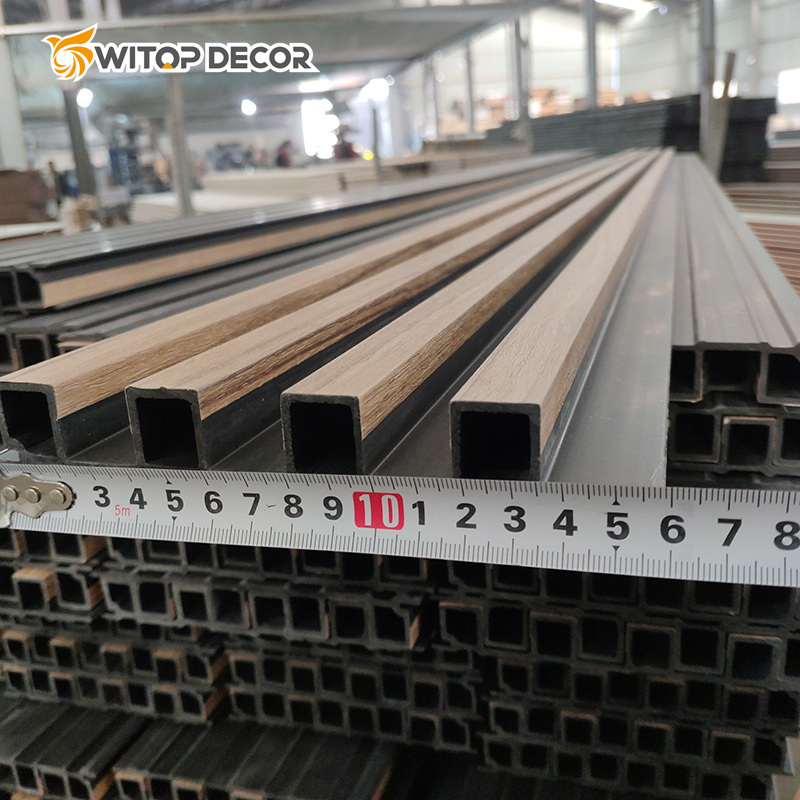 WPC Fluted Panel with Grooved Design and Smooth Surface