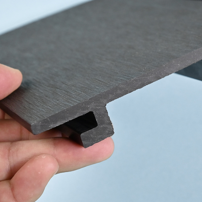 3D Embossing Wood Plastic Composite Exterior WPC Wall Cladding