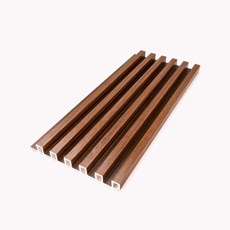 Combination of WPC Wall Panel and Wood Slats for a Unique Look
