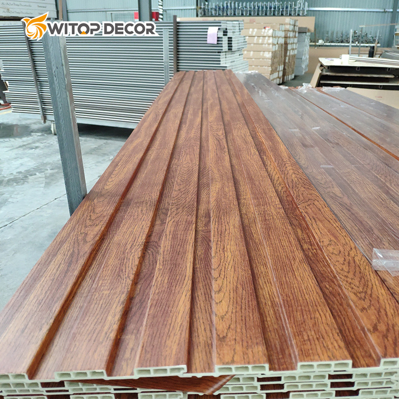 WPC Fluted Panel with High Pressure and Impact Resistance