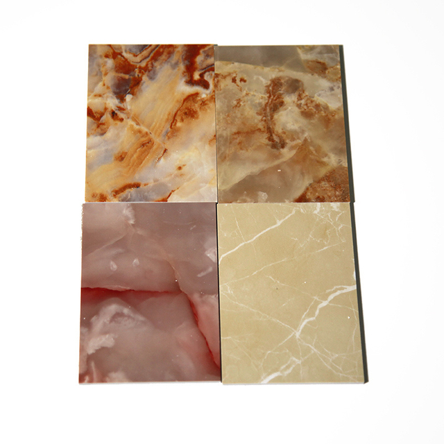 3.5mm Water PVC Marble Sheets Indoor Use Marble Sheets Production Line