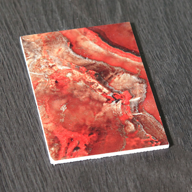 1.5-5mm PVC Marble Sheet UV Covering for Hotel Room Wall Decoration