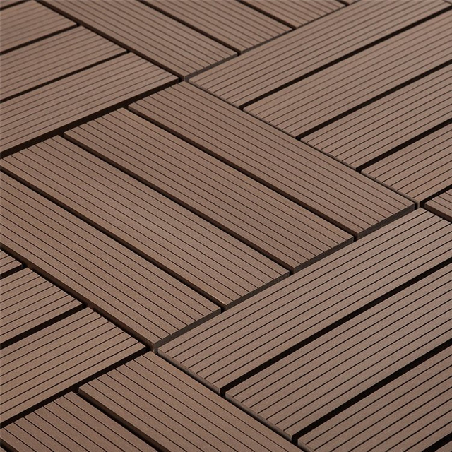 New Arrival Latest Design Hollow Decks Plastic Decoration WPC Deck Flooring