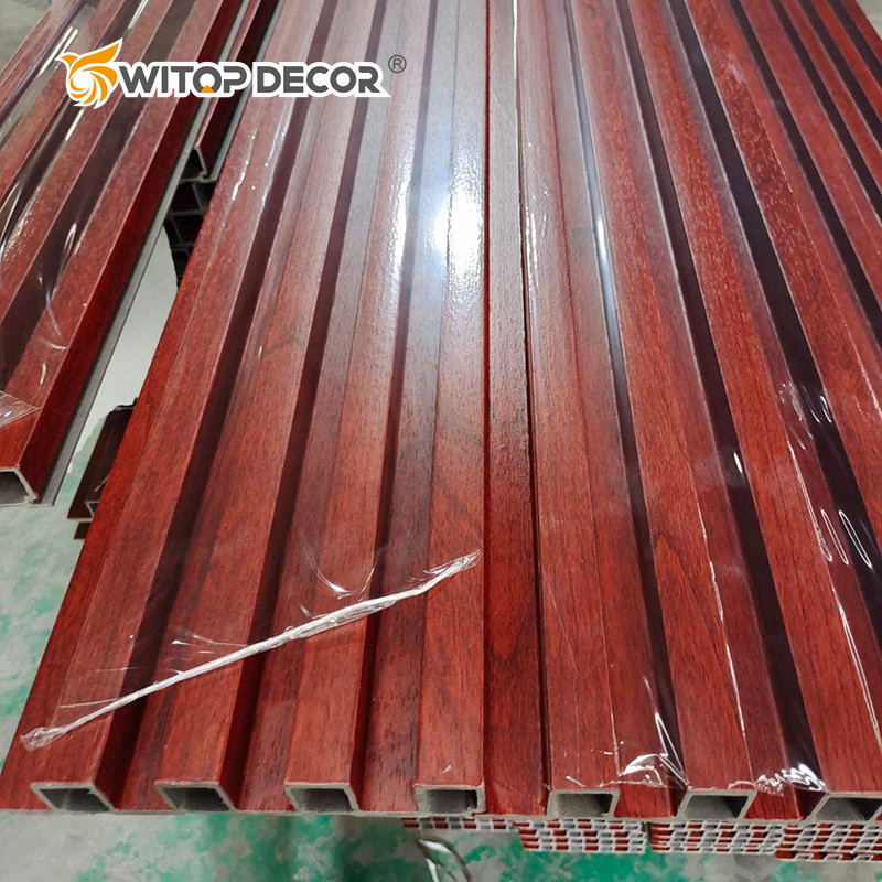 PVC Ceiling Exterior Wall Decorative Cladding Wood Interior WPC Coating Panel